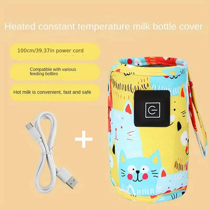 Podgrzewacz do butelek, torba termiczna USB