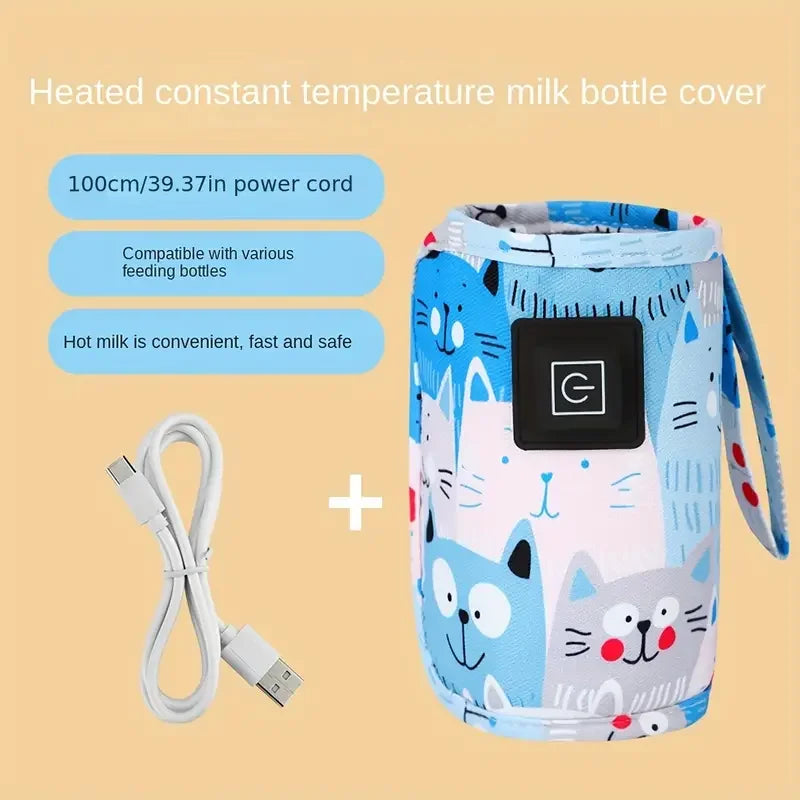 Podgrzewacz do butelek, torba termiczna USB